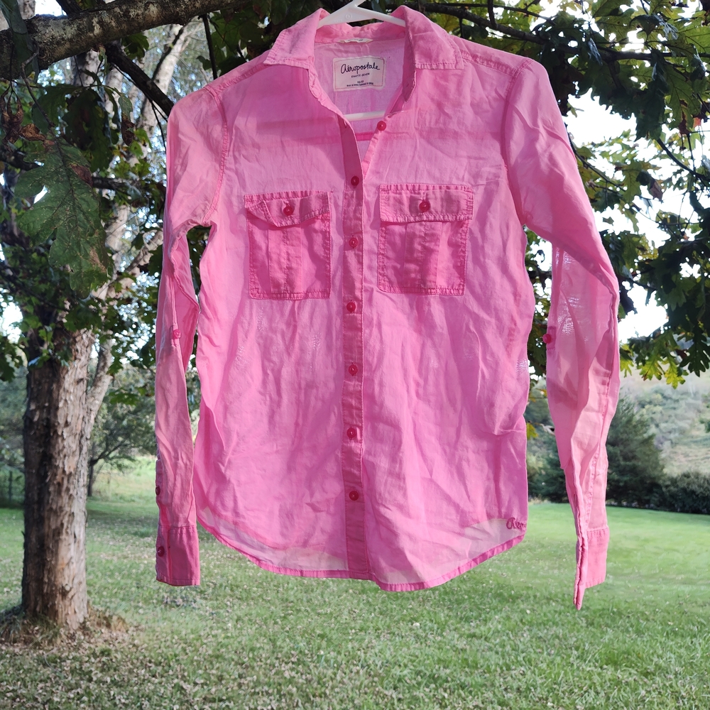 Pink Button-Up Shirt - Picture 2 of 5